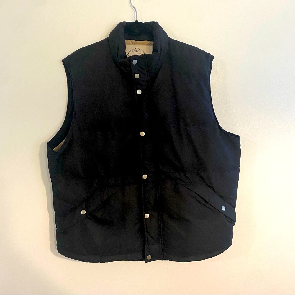 PRICE DROP St. John's Bay Black Puffer Vest